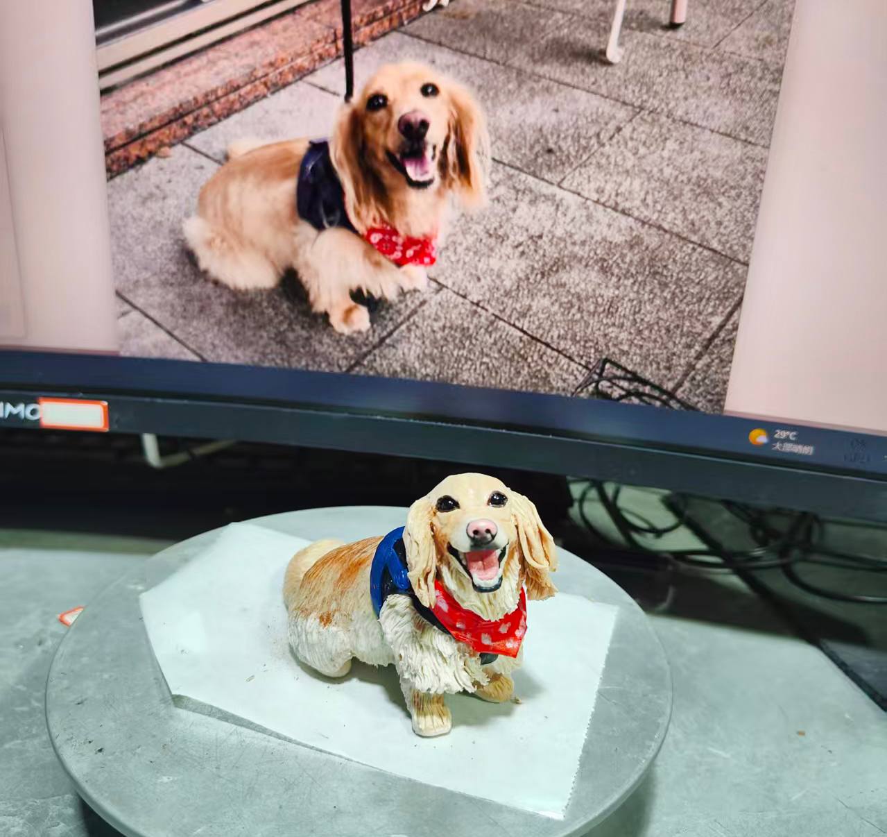 【ペット フィギュア】 ペットオーダーメイドフィギュア ペットの形見 お祝い ペット記念 贈り物 名入れ ギフト 犬 猫 手作り 愛犬 愛猫 好き 3Dペット造...