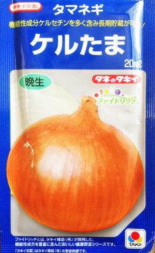 ケルたま　玉ねぎ種子　20ml　晩生種　小袋種子　【郵便送料110円〜】【タキイ種苗】【野菜種子】