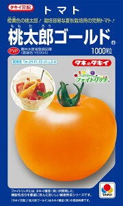 桃太郎ゴールド 大玉トマト種子 1000粒 農水省登録品種(品種名 YE004)【トマト種】【タキイのタネ】【野菜の種】【機能性野菜】【シスリコピン】【ファイトリッチシリーズ】