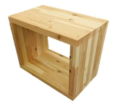 ウッド収納ボックス　Sサイズ　GRANT　収納　木箱　アンティーク風　ウッドボックス　ボックス　木製　木の箱　DIY　北欧　木製　シンプル　おしゃれ　小物入れ　雑貨　ケース　ナチュラル　シンプル　北欧　レトロ　西海岸　ミッドセンチ