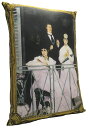 複製画・クッション美術館 マネ バルコニー (H63cm×W47.5cm)(3)