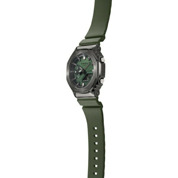 (最強配送)CASIO G-SHOCK GM-2100B-3AJF グリーン メタルカバード 八角形 オクタゴン【楽ギフ_包装】【楽ギフ_のし】【カシオ祭】【21年8月21日発売】【プレゼント】