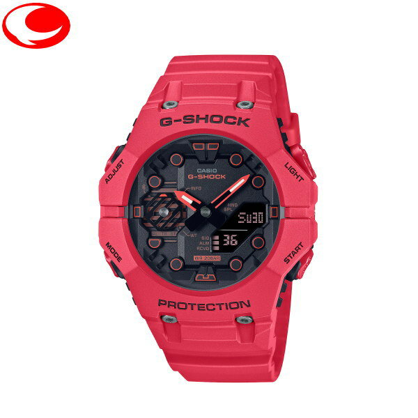 (最強配送)カシオ CASIO G-SHOCK GA-B001-4AJF ユニセックス メンズ 腕時計 新色レッド デジタルワールドの近未来感を表現 カーボンコアガード構造 スマートフォンリンク Bluetooth 【楽ギフ_包装】【送料無料】【カシオ祭】【初売り】【22年9月23日発売】