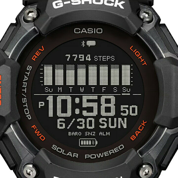 (最強配送)カシオ CASIO G-SHOCK GBD-H2000-1AJR ブラック/レッド メンズ 腕時計 GPS/心拍計測機能付き マルチアクティビティ ソーラーウォッチ 距離・速度・ペース・歩数・高度/気圧、温度・方位計測 トレーニング分析 睡眠分析 血中酸素濃度装】【カシオ祭】