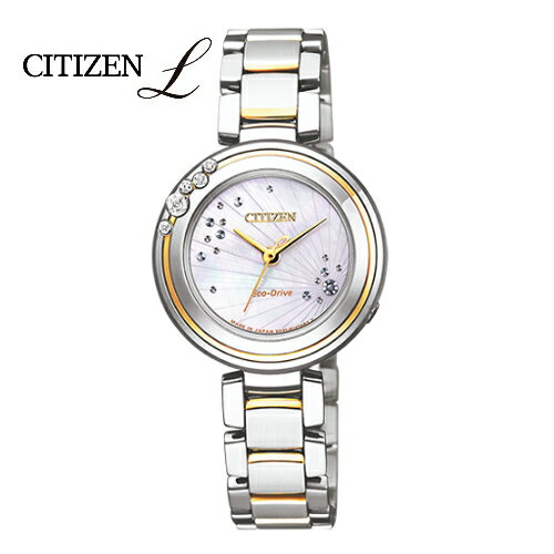 (あす楽) CITIZEN L　シチズン L　エコドライブ時計 [レディ-ス]　 EM0469-80D　 ダイヤモンド入り　Beauty is Beauty　（3年間保証）【初売り】