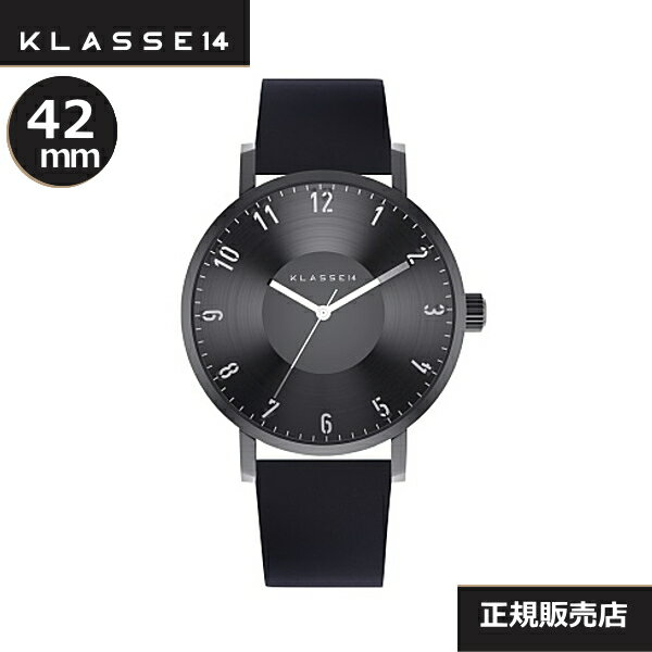 クラス14　Klasse14　WVF22GU101M Volare Black Frost with Silicon Strap 42mm メンズ レディース ユニセックス　 腕時計 Volare シリコンコレクション 【正規輸入品】 【ギフト包装】【のし宛書】【プレゼント】【プレゼント】