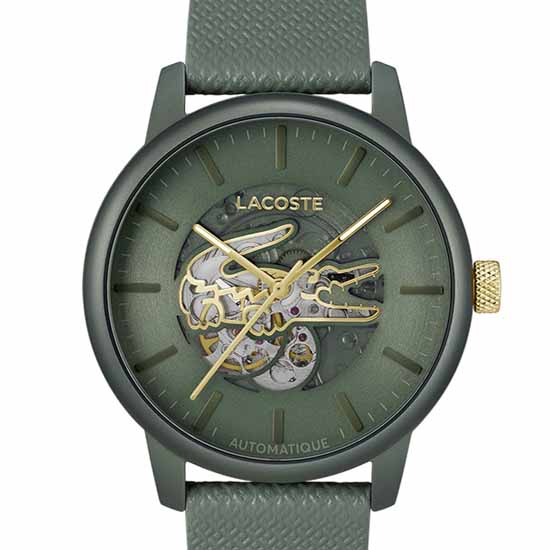 （最強配送）【正規品】　ラコステ LACOSTE 　自動巻き　腕時計　メンズサイズ　L.12.12モデル　2011384　グリーン　2年保証　【新品】ラコステ腕時計 （男女兼用）クリスマスプレゼント【プレゼント】