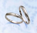 【最大300%ポイントバック 当選確率1/2】LANVIN (ランバン リング) La vie en bleu 結婚指輪 マリッジ リング ダイヤモンド入り(...