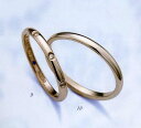【最大300%ポイントバック 当選確率1/2】LANVIN (ランバン リング) La vie en bleu 結婚指輪 マリッジ リング ダイヤモンド入り(左...