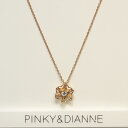 (あす楽)クリスマス限定品 PINKY & DIANNE Basic ピンキー&ダイアン ベーシック ネックレス PGメッキ キュービック SV(ロジウムメッキ)VPCPD51656【送料無料】