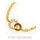 PINKY & DIANNE Brilliant Circle ピンキー&ダイアン ブリリアントサークル ブレスレット シルバー キュービック SV(PGメッキ)【送料無料】53185(4)