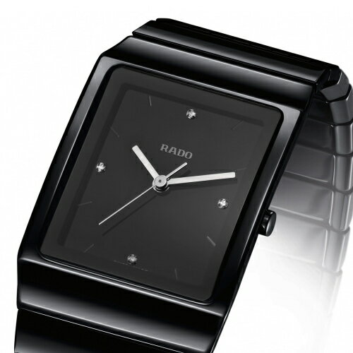 【RADO】ラドー セラミカ ダイヤモンド メンズ ユニセックス 腕時計 CERAMICA DIAMONDS R21700702 クォーツ　プレシャスストーン （国内正規販売店）-ラドー公式サイト登録/正規販売店【プレゼント】