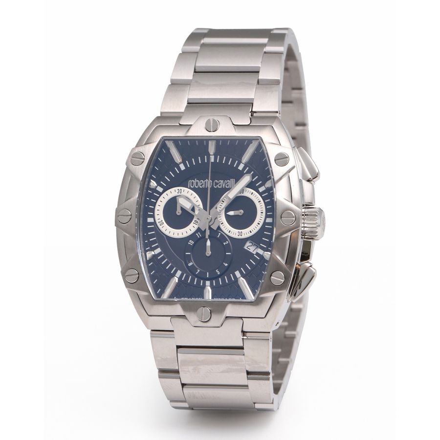 （最強配送）ロベルトカヴァリ バイ フランクミュラー　ブルー文字板　RV1G082M0081　（正規2年間保証)【送料無料】【父の日】【プレゼ　ント】【ギフト】【包装】【プレゼント】