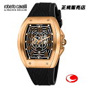 ロベルトカヴァリ バイ フランクミュラー roberto cavalli by FRANCK MULLER ブラックラバーベルト 自動巻 メンズ 腕時計 RV1G205P1071 【送料無料】【父の日】【プレゼント】【ギフト】【包装】最新モデル【プレゼント】