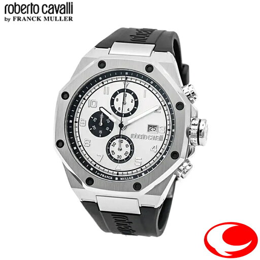 roberto cavalli BY FRANCK MULLERロベルトカヴァリ バイ フランクミュラー RV1G259P0011 メンズ腕時計 シルバー文字盤 roberto cavalli BY FRANCK MULLERロベルトカヴァリ バイ フランクミュラー RV1G259P0011 メンズ腕時計 シルバー文字盤