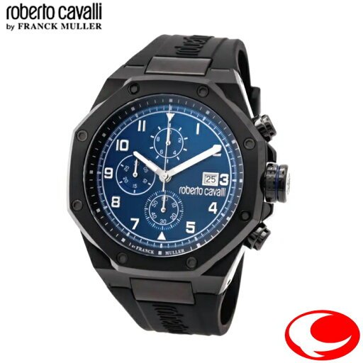 roberto cavalli BY FRANCK MULLERロベルトカヴァリ バイ フランクミュラー RV1G259P0041 メンズ腕時計 ダークブルー文字盤 roberto cavalli BY FRANCK MULLERロベルトカヴァリ バイ フランクミュラー RV1G259P0041 メンズ腕時計 ダークブルー文字盤