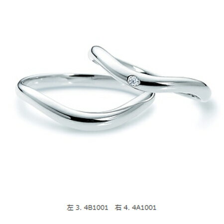 ロマンティックブルー 結婚リング ペアリング 4A1001-4B1001 【サムシングブルー】【最安値挑戦】