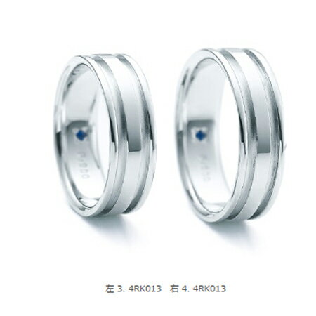 ロマンティックブルー 結婚リング マリッジリング 4RK013 ダイヤ無し 【サムシングブルー】【最安値挑戦】【記念日】