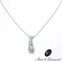 【正規品】 スイート10ダイヤモンド Sweet 10 Diamond Pt900/Pt850 ダイヤモンド ネックレス CIRCLE(サークル) 0.20/0.14ct 【正規鑑定書カード付き】【スウィート10】【結婚10周年】【プレゼント】【送料無料】【ナガホリ正規モデル】PCSDG20028