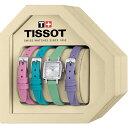 (最強配送)TISSOT ティソ レディース 腕時計 ラブリー サマーセット T0581091603101 【正規2年間保証付】T058.109.16.031.01 20.00mmの小型スクエアケース レザーストラップ3本付き【プレゼント】(2)
