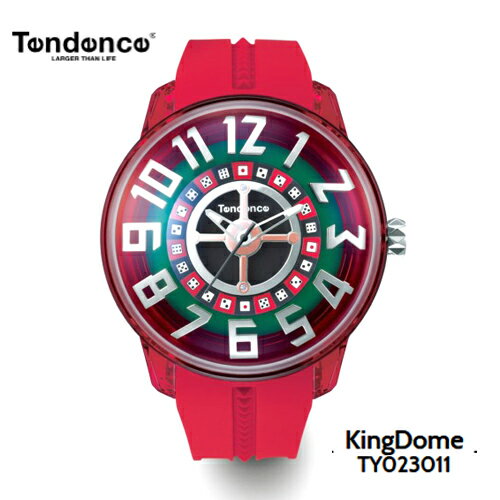 テンデンス テンデンス　【正規4年保証】Tendence 腕時計 King Dome ブラック/ホワイト文字盤 TY023011 メンズ 【正規輸入品】【送料無料】