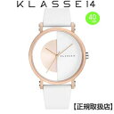 KLASSE14 腕時計 メンズ （あす楽）［クラス14］KLASSE14 腕時計 Imperfect Gold　 Arch　Rose Gold 40mm　ホワイトダイヤル　(一部透過） IM18RG007M　 替えベルト付き クリスマス1番人気!!【正規輸入品】 【楽ギフ_包装】【楽ギフ_のし】プレゼント