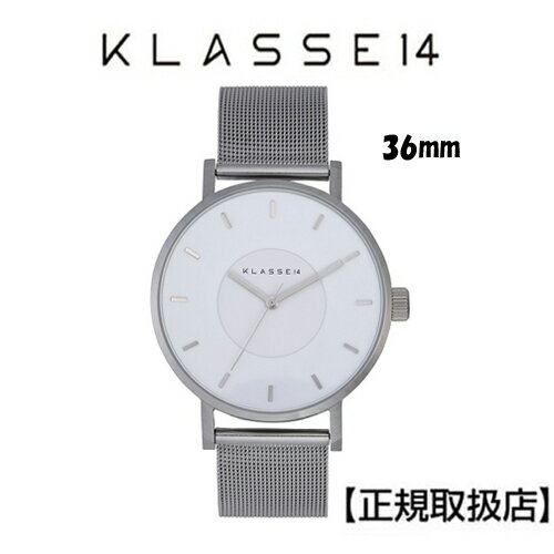 KLASSE14 腕時計 クラス14 KLASSE14 腕時計 ユニセックス　 Volare Silver White with Mesh Strap 36mm WVO19SR005W　ステンレスメッシュバンド 【正規輸入品】 【楽ギフ_包装】【クリスマスプレゼント】【プレゼント】