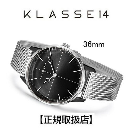 KLASSE14 腕時計 クラス14 KLASSE14 36mm　レディース 腕時計 DISCO VOLANTE Silver Black with Mesh Strap WDI19SB001W【ホワイトデイ】【送料無料】