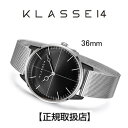 クラス14 KLASSE14 36mm レディース 腕時計 DISCO VOLANTE Silver Black with Mesh Strap WDI19SB001W【ホワイトデイ】【送料無料】