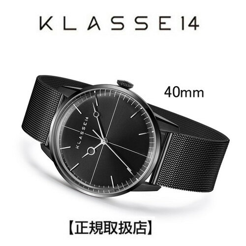 KLASSE14 腕時計 メンズ クラス14 KLASSE14 40mmメンズ　腕時計 WDI19BB001M DISCO VOLANTE Black with Mesh Strap 【ホワイトデイ】【送料無料】【プレゼント】