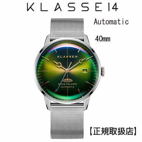 KLASSE14 腕時計 メンズ クラス14 KLASSE14 腕時計 DISCO VOLANTE STARDUST Silver with Mesh Strap 40mm Automatic WDI19SR004M【父の日】【送料無料】※タンブラープレゼント　【クリスマスプレゼント】