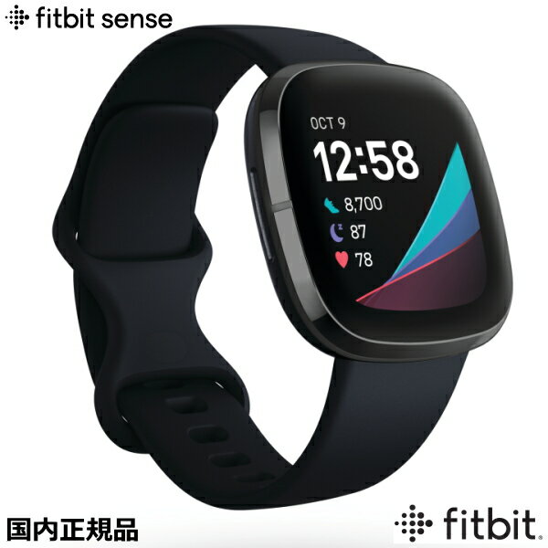 (\t) fitbit sense tBbgrbg ZX @(FB512BKBK)@Ki Carbon Graphite J[{ Ot@CgŠNAXgXǗA畆Ȃǂ̋@\ ǐNX}[gEHb` ubN 