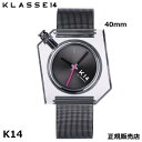 NX14@Klasse14 K14 IRREGULARLY SQUARE Gun with Mesh Strap 40mm WKF20GU001M rv yKAiz yMtzyzCgfCzyNX}Xv[gzyv[gz