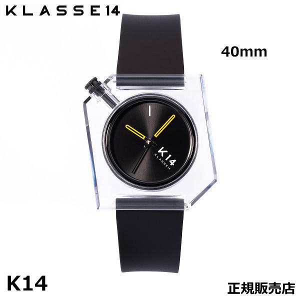 クラス14　Klasse14 K14 IRREGULARLY SQUARE Transparent Af 40mm WKF19TT001M 腕時計 【正規輸入品】 【楽ギフ_包装】【楽ギフ_のし】..