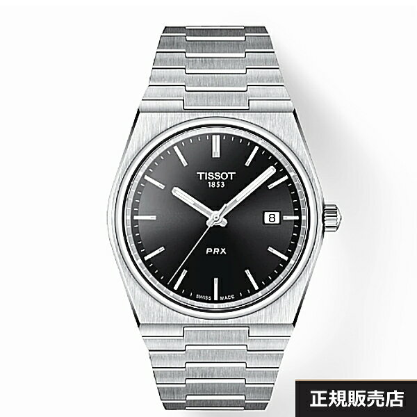 【TISSOT】ティソ 腕時計 PRX　クォーツ　 ピーアールエックス T137.410.11.051.00 ブラック ケース径40ミリ サファイアガラス 10気圧防水（国内正規販売店）T1374101105100【送料無料】【楽ギフ_包装】【正規2年間保証付】