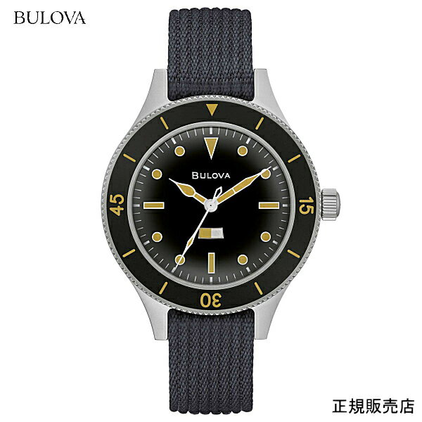 楽天時計・宝石のヨシイ（あす楽）1本限り　BULOVA ブローバ アーカイブス シリーズ ミルシップ　自動巻き メンズ腕時計 98A266 （正規3年保証）【送料無料】※BULOVA　誕生日　プレゼント