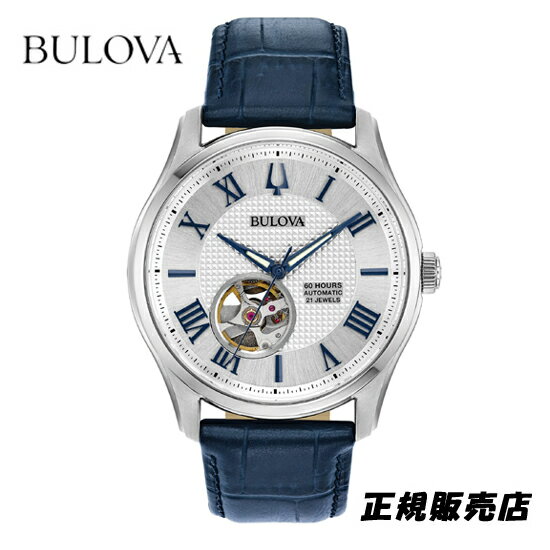 ブローバ ビジネス腕時計 メンズ BULOVA ブローバ クラシックモデル ウィルトン　自動巻き メンズ腕時計 96A206 　※BULOVA【送料無料】