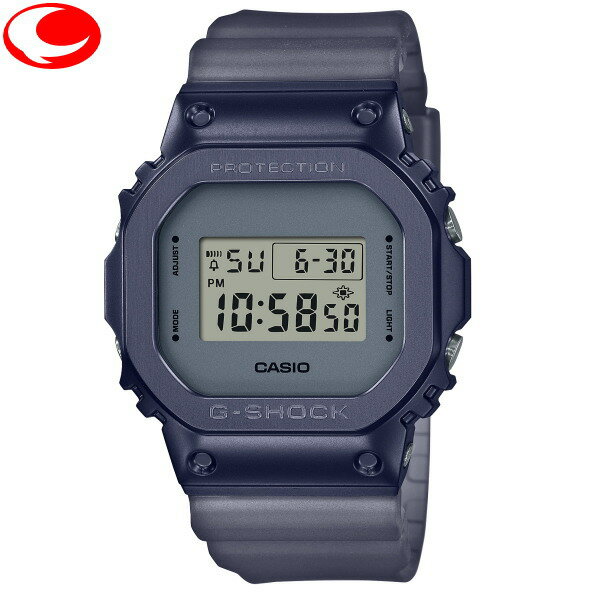 (あす楽)CASIO G-SHOCK GM-5600MF-2JF メンズ 腕時計ORIGIN 5600 SERIES MIDNIGHT FOG（真夜中の霧） メタルカバード スクエアケース グレーカラースケルトンベルト