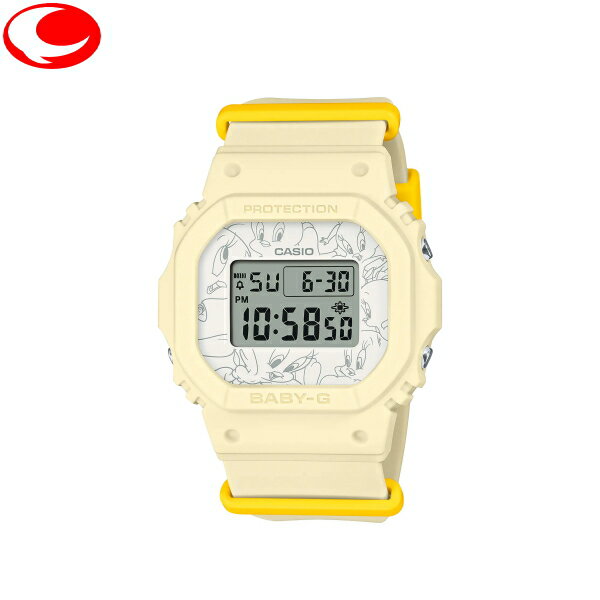(あす楽)カシオ CASIO Baby-G BGD-565TW-5JR 『LOONEY TUNES』「TWEETY」コラボレーションモデル トゥイーティー 専用BOX付 レディース　腕時計