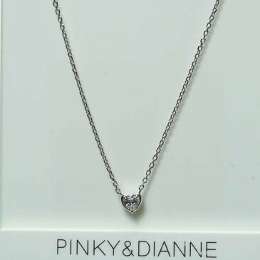 (あす楽)PINKY & DIANNE Passion Heart ピンキー＆ダイアン　パッションハート ネックレス シルバー キュービック SV（ロジウムメッキ）51582【送料無料】