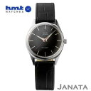 HMT 腕時計 JANATA ジャナータ コッパ H.JA.34.BKS.L 【正規品】 ※ファインボーイズ時計6月号記載モデル ブラック文字板/ブラックベルト