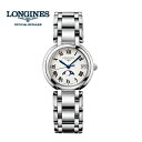 ご購入特典あります LONGINES ロンジン プリマルナ L8.115.4.71.6 レディース 30.5mmサイズ ロンジン プリマルナ クォーツ 6時位置にムーンフェイズ表示 L81154716