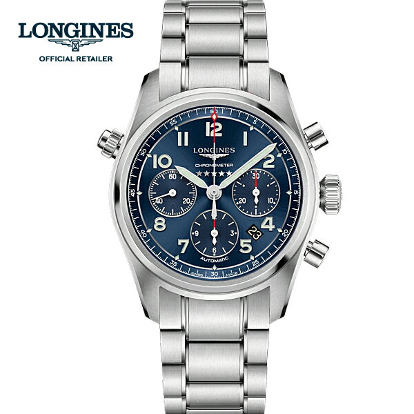 ロンジン 腕時計（メンズ） 【ご購入特典あります。】(5年間保証）LONGINES ロンジン スピリット　クロノグラフ spirit L38204936　L3.820.4.93.6 正規輸入品 シリコン製ヒゲゼンマイ 42mmケース 吉沢亮さん広告着用モデル スイス公式クロノメーター検定機関（COSC）