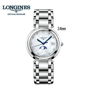 ڤŵޤLONGINES 󥸥 (ץޥ)L8.116.4.87.6ǥ34mm󥸥 ץޥʡġ6֤˥ࡼեɽ˥ۥ磻 ޥ֥ѡ롡L81164876