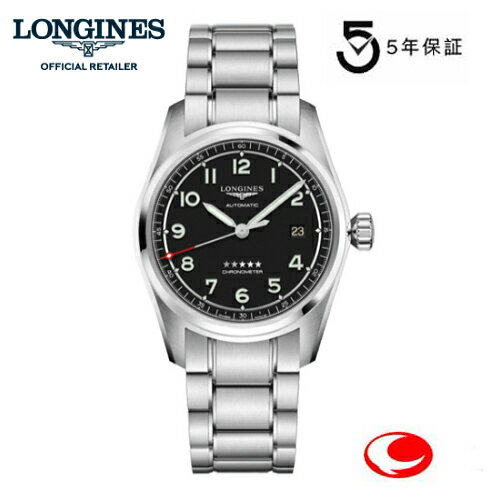 ロンジン 腕時計（メンズ） 【ご購入特典あります。】(5年間保証）LONGINES ロンジン スピリット spirit L38104536 L3.810.4.53.6 40mmサイズ 正規輸入品 シリコン製ひげぜんまい スイス公式クロノメーター検定機関（COSC）が認定したクロノメーター【正規販売店】