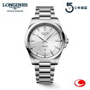 5年間保証 LONGINES ロンジン 最新モデル 腕時計 コンクエスト 41mm ホワイト 10気圧防水 自動巻 L3.830.4.72.6 ロンジン公式サイト登録/正規販売店 L38304726 【送料無料】【名入れ】