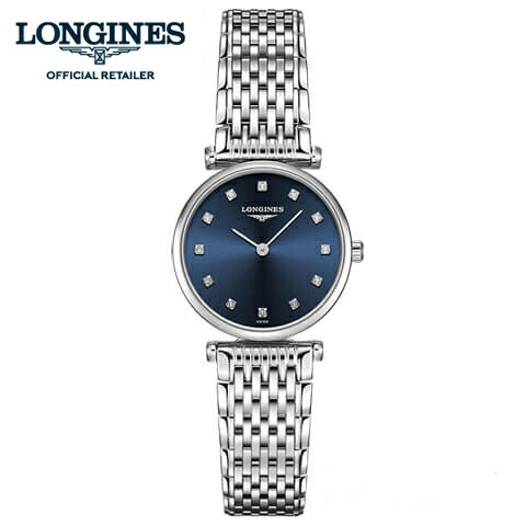 ロンジン (あす楽)【ご購入特典あります。】LONGINES ロンジン 腕時計 ラ　グラン　クラシック　ドゥ　ロンジン腕時計 L4.209.4.97.6 （レディ-ス）【ダイヤモンド12ポイント入り】L42094976【ロンジン正規販売店】