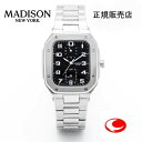 (あす楽）MADISON NEW YORK マディソン ニューヨーク フィフス アベニュー 腕時計 MA011012-1 ブラック