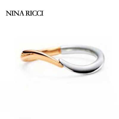 NINA RICCI ニナリッチ マリッジリング ［結婚指輪］ ペア2本分 Pt/PGマリッジリング 6R1J03 納期4週間 【RCP】【最安値挑戦】【送料無料】05P03Sep16