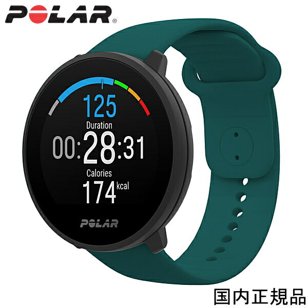 (あす楽)ポラール POLAR UNITE(ユナイト) フィットネスウォッチGPS連携　高精度手首型心拍計搭載　睡眠計測　トレーニング　メンズ　レディース　国内正規品）新色ティール 900100642